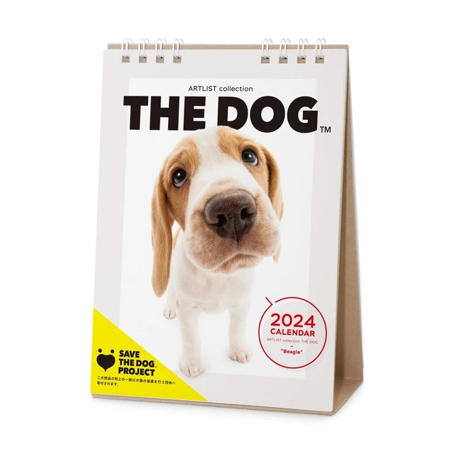 THE DOG 2025 Calendar Desktop size beagle 130 x 218 mm 50.00 PicClick