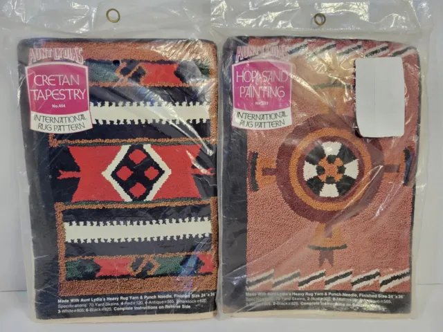 Patrón de alfombra internacional tapiz de tía Lydia's Cretan *nuevo*