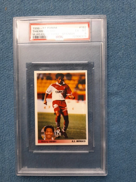 Carte Panini Thierry Henry N°21 France 2002 – RARE RC Rookie