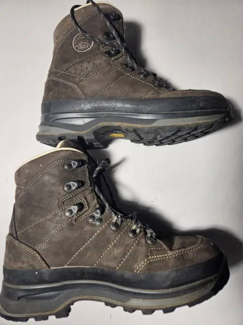 Lowa Mens Boots Trekker Lace-Up Hiking Trekking Outdoor Nubuck Leather 7.5 EUC