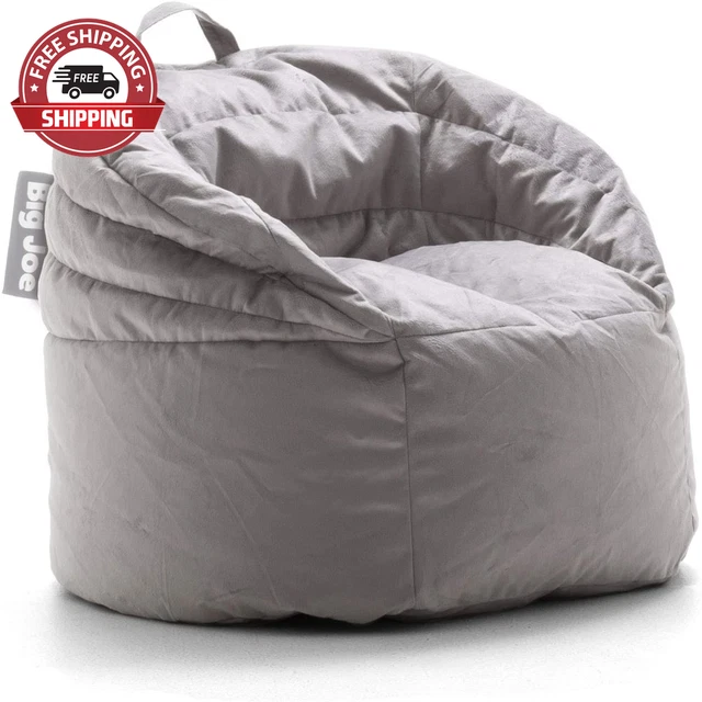 Big Joe Stack Bean Bag Chair, Plush 2Ft, Stone