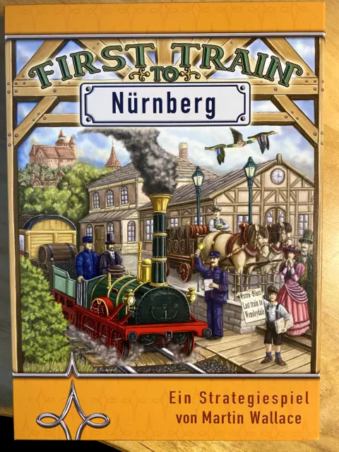 First Train to Nürnberg  - Argentum Verlag Brettspiel von Martin Wallace