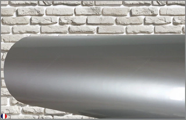 FILM VINYLE ARGENT Brillant Thermoformable Sticker Adh sif Covering film-vinyle-argent-brillant-thermoformable-sticker-adh-sif-covering