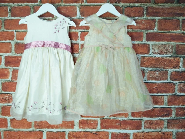 Pacchetto Ragazze Età 2-3 Anni Monsone Gap Bellissimi Abiti Da Festa Battesimo 98Cm