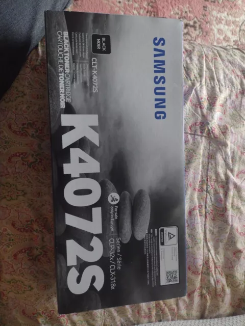 Genuine Samsung CLT-K4072S K4072S Black Toner Cartridge CLP-32x CLX-318x