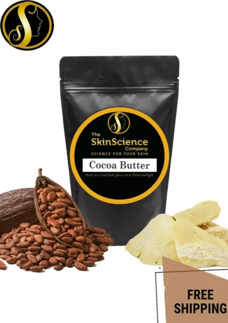 Organic Cocoa Butter Pure Natural Raw Cocoa Butter for Hair, Skin, Body And Face 2