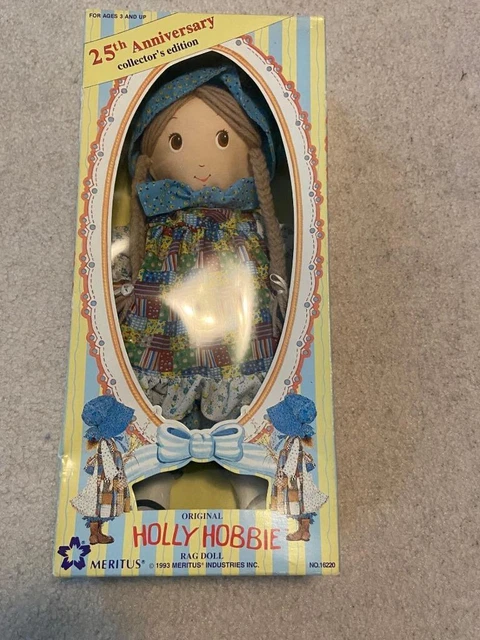 Holly Hobbie Original Rag Doll 25Th Anniversary Meritus 1993 New Sealed