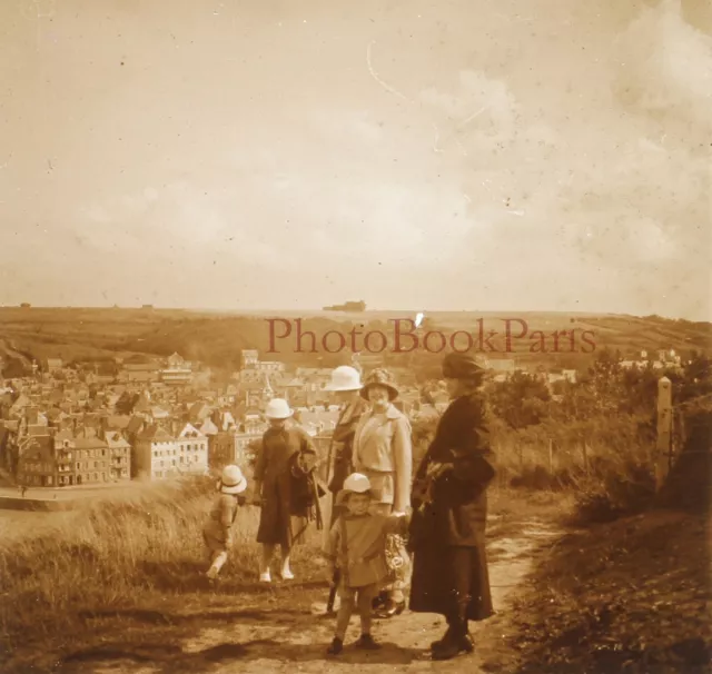 Family ID City c1930 Photo Stereo Glass Plate Vintage V33L19n1