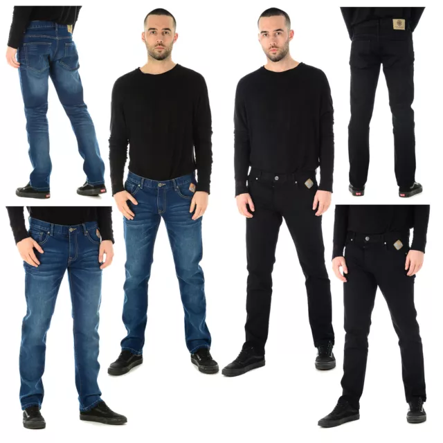 Mens Skinny Stretch Slim Fit Jeans Denim Designer Casual Branded Stylish Pants