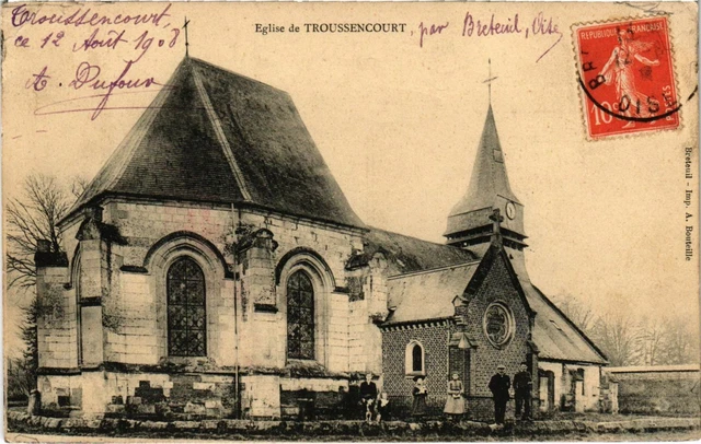 CPA Eglise de Troussencourt FRANCE (1020719)
