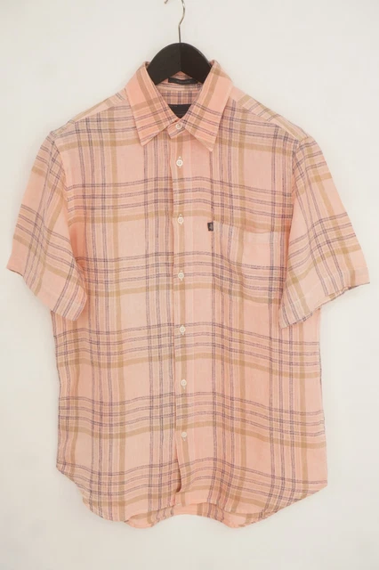Chemise Marlboro Classics Manches Courtes à Carreaux - Taille L, Coton, Occasion Très Bon état