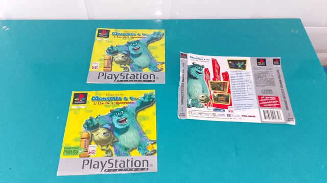 Jeu PS1 "Monstres Et Cie : L'île De L'épouvante" - Version Boîte, état Correct