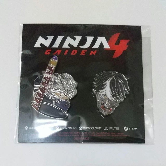 NINJA GAIDEN 4 Pin Badge Tokyo Game Show 2025 Limited