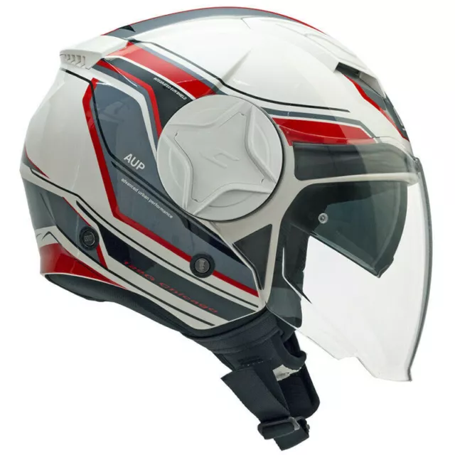 Casco Jet Moto Scooter Cachi CGM  ILLINOIS  BIANCO  ( omologato )