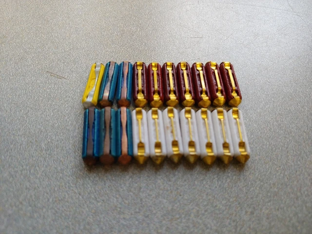 20 New Original Porsche 356B 356C 911 930 914 924 928 944 Assorted Ceramic Fuses
