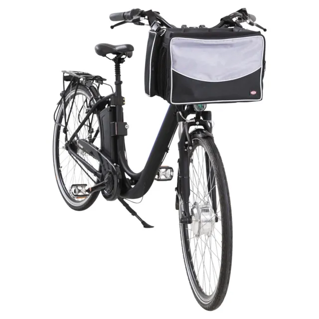 Trixie Vélo Front-Box pour Chiens Noir/Gris, Neuf 3