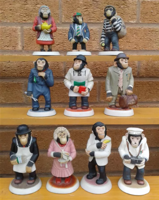 Robert Harrop - The P G Chimps Collection - Selection Of Figures.