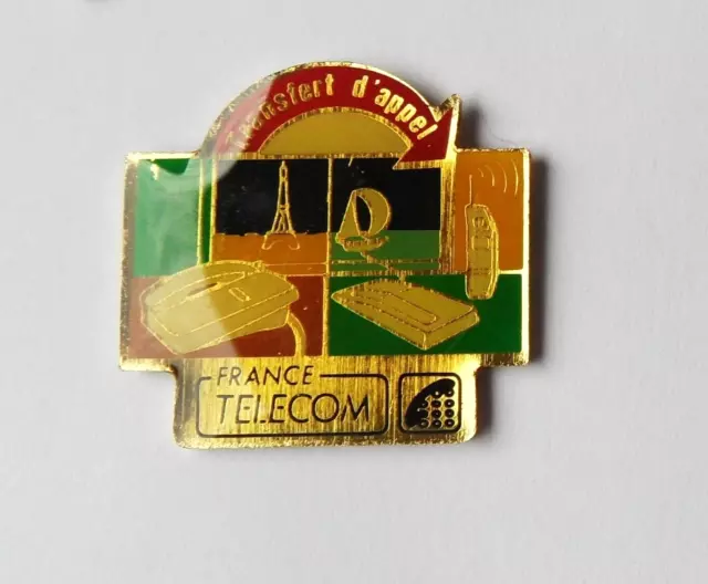 Pin's La Poste France Telecom transfert d'appel