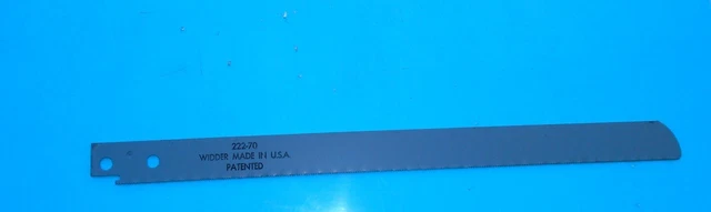 Widder  222-70  16 " x 16T Pneumatic Recip Air Saw Blade USA -Fits Fein