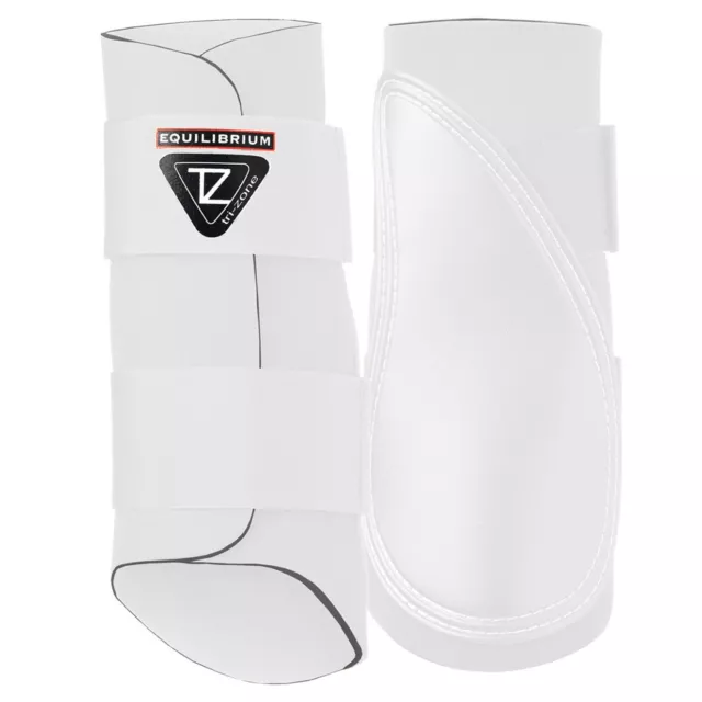 Equilibrium Tri-Zone Brushing Boots - White - Small