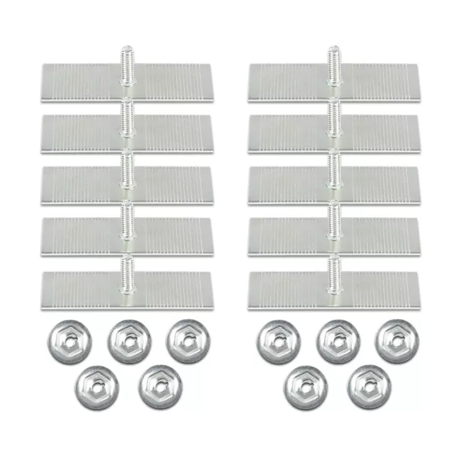 Body Fender Door Belt Trim Moulding Molding Push Clips Fit For Ford 1/2"-2-1/2"