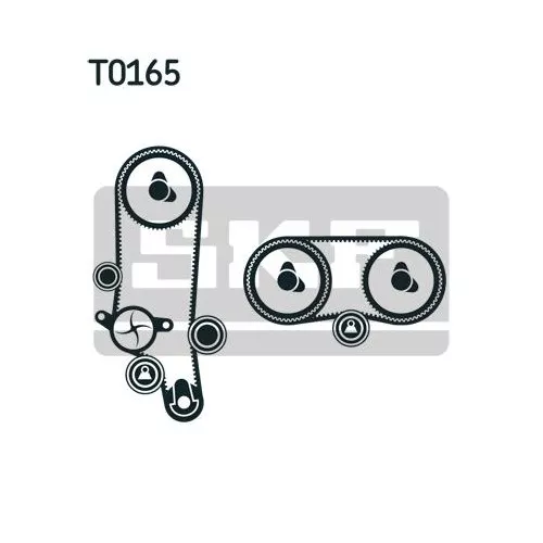 Original Skf Zahnriemensatz + Wasserpumpe Audi Vw Seat Skoda