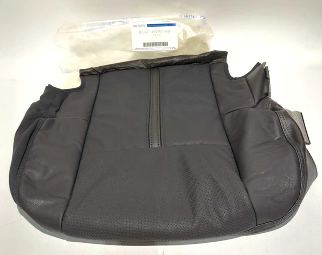 Left Front Seat Trim Cover For 2009-2013 Ford F150 - Black Driver Side Cover, Direct Replacement, 1-Year Warranty