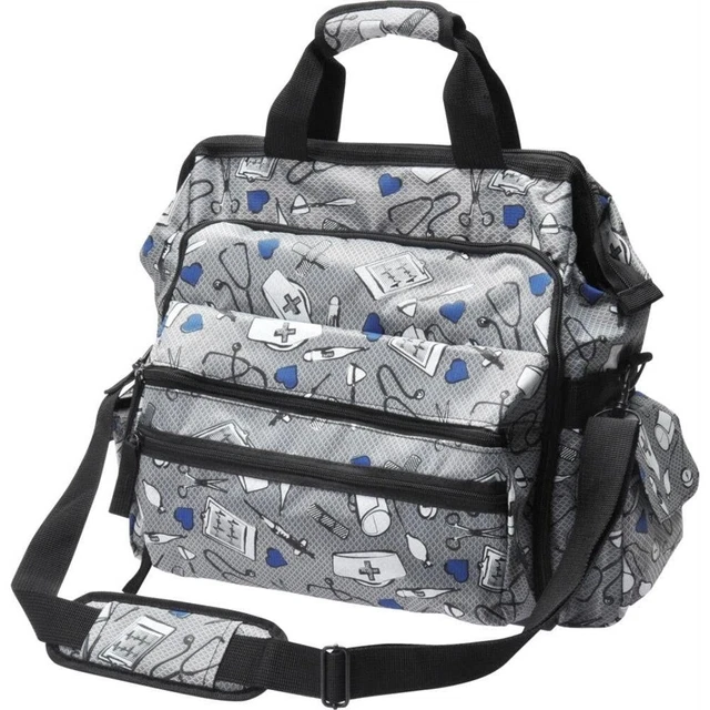 Nurse Mates women's ultimate nursing bag Grey and Black