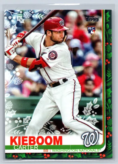 2019 Topps Holiday RC Carter Kieboom #HW160