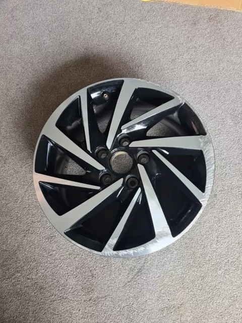 Golf Alloy Wheel X1 Woodstock 16" Ideal Refurb / Spare Doncaster 1 Of 2 No Tyre