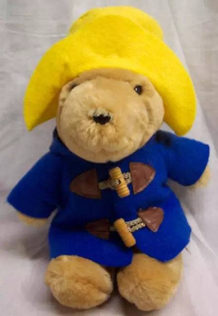 Sears VINTAGE PADDINGTON BEAR IN BLUE COAT 10" Plush STUFFED ANIMAL Toy