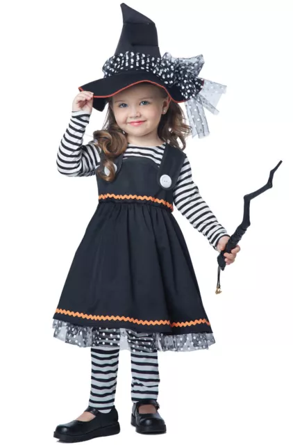 Crafty Little Witch Girls Halloween Toddler Costume