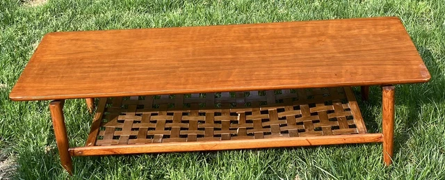 MCM Lane Coffee Table basketweave 1961