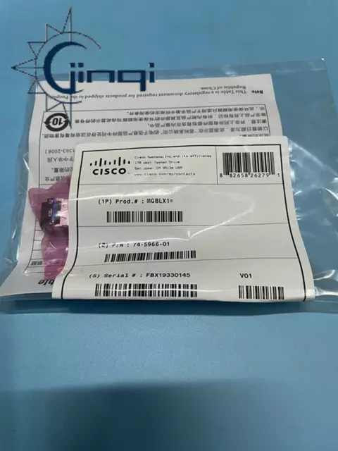 Cisco MGBLX1  Gigabit Ethernet 1000 Sx Mini-GBIC SFP 850nm 1000m