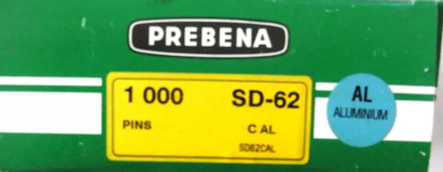 Tackernägel 2000 Stück für Tacker Heftnägel Ersatznägel Aluminium von PREBENA