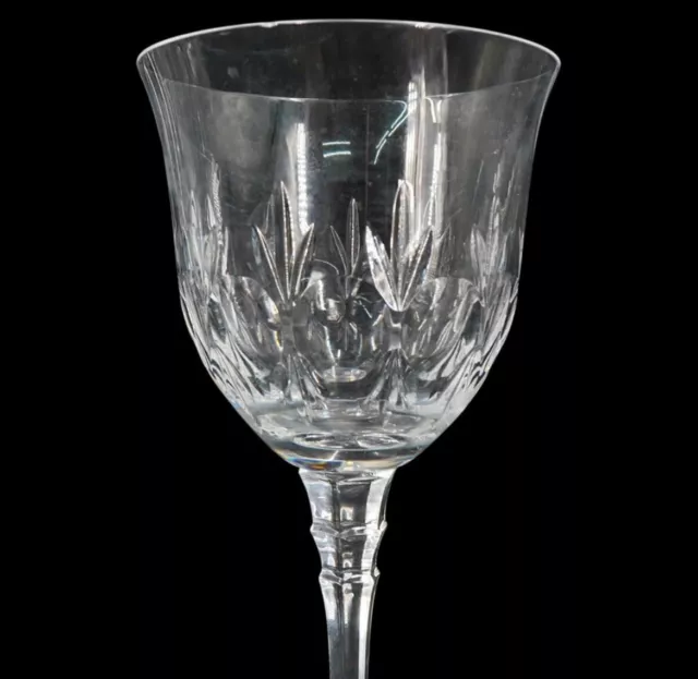 S/7 Vintage Mikasa Westminster Etched Crystal Water Goblets T1101 Pattern 3