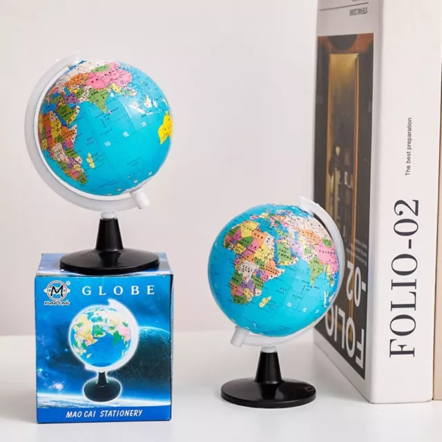Rotating Globe Small Atlas-of The World Education And Fun For Kids World Maps'