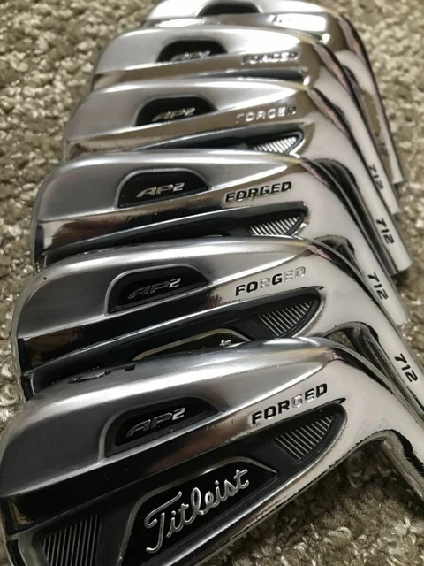Set De Fers Titleist AP2 712 - 5-9 + PW - Graphite Fujikura ROMBAX70 Stiff - Gaucher