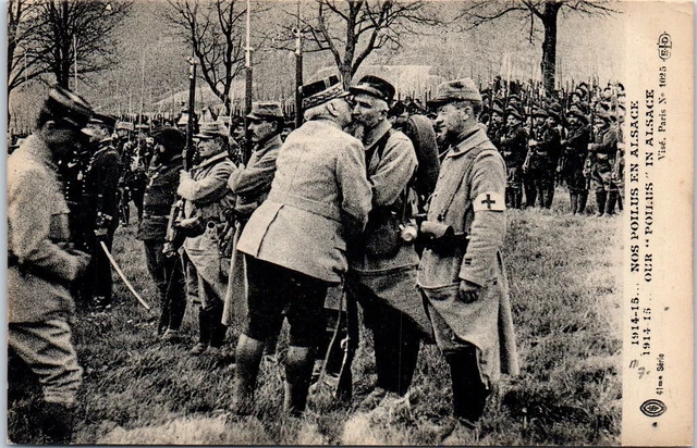 MILITARIA 1914-1918 - Nos poilus en alsace (remise de medailles)