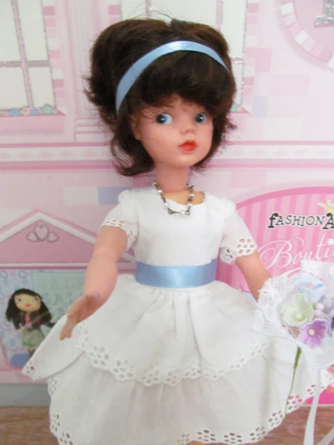 Vintage Sindy Doll Bridesmaid Dress & Accessories 12S09 Acc Are Reproduction