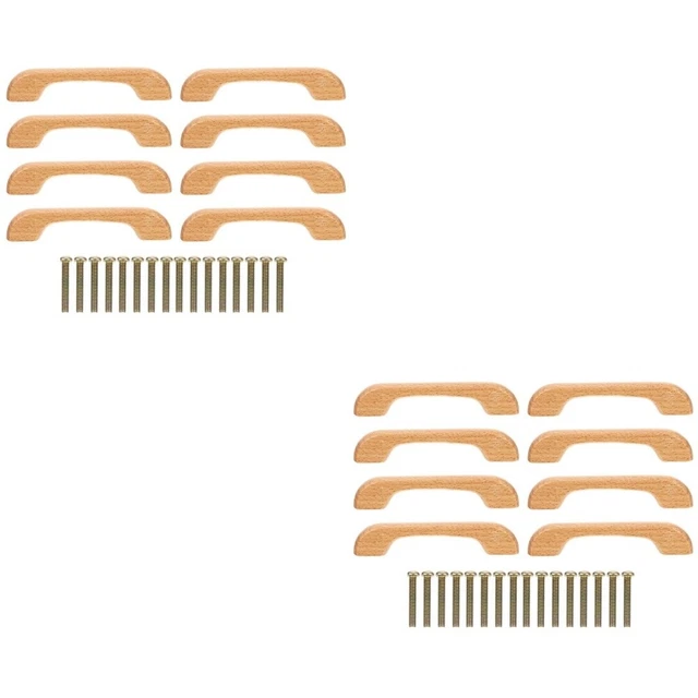 16 Pcs Poignées De Placard Boutons Tiroir Commode D'armoire Tiroirs Porte