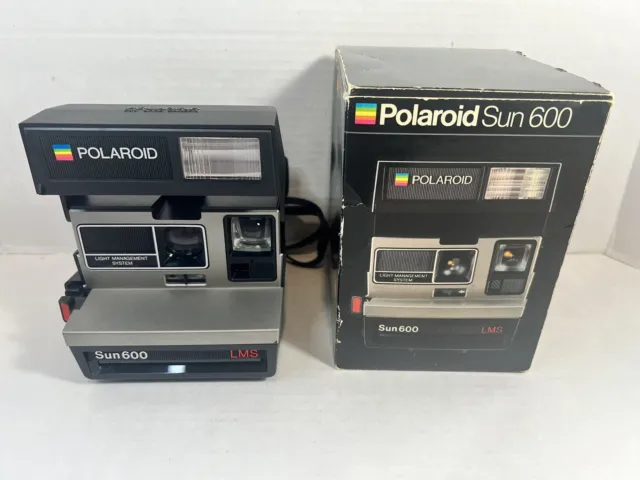 Instant Film Camera Polaroid Sun 600 LMS Light Mixer System Vintage 80