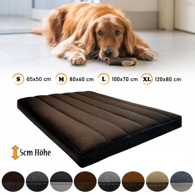 Tapis pour Chien Matelas Orthopédique Mémoire de Forme Lit pour Chien Coussin