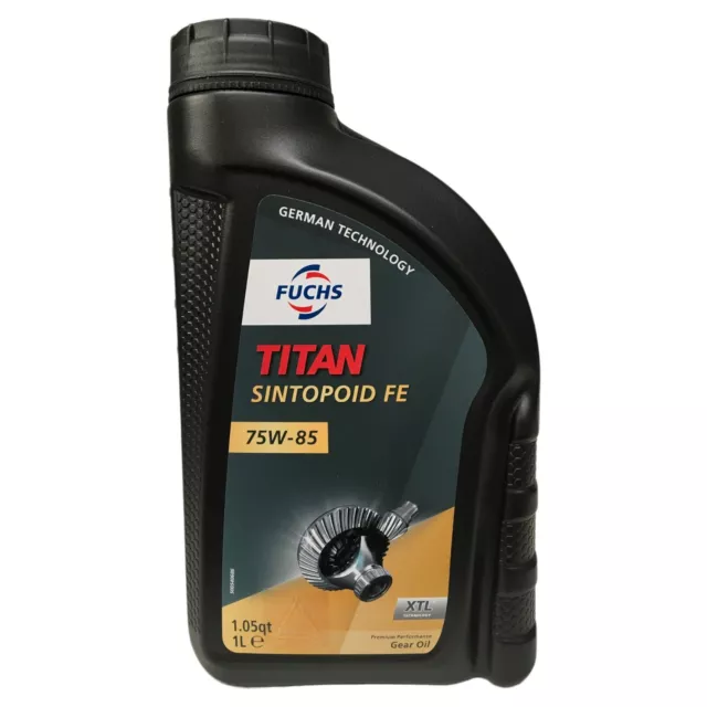 FUCHS TITAN SINTOPOID FE 75W-85. 75W85 Fully Synthetic Gear Oil. Mercedes. 1 LTR