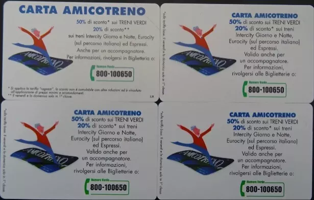 Telecom Phone Cards Series Friend Train Card Lot Of 4 New. See Photos