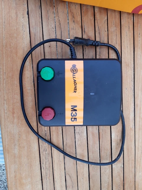 Elektro Weidezaun Gerät Gallagher M35 mit 100m org. Gallagher Weidezaunlitze
