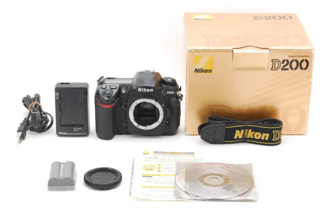【MINT S/C 3200 BOXED】Nikon D200 10.2MP Digital SLR DSLR Camera Body From JAPAN