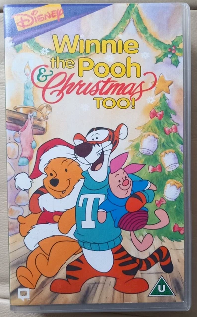 Winnie The Pooh And Christmas Too Vhs WINNIE THE POOH and Christmas too VHS VIDEO - Very good condition £4.99