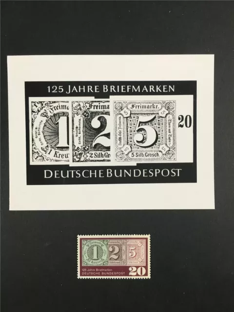 BRD FOTO-ESSAY 482 125 JAHRE MARKEN 1965 PHOTO-ESSAY DRAFT RARE!! e1114