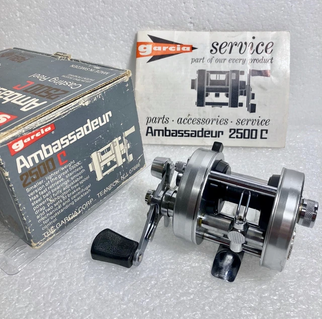 Ambassadeur Abu 2500c 黒　SWEDEN オイルレンチ付き Ambassadeur Abu 2500c 黒 SWEDEN オイルレンチ付き（2025年最新